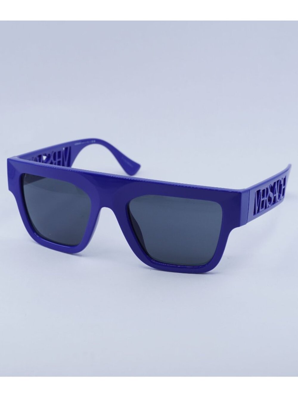 Versace VE4430U 529487 Sunglasses Bluette Square Frame, Grey Lenses